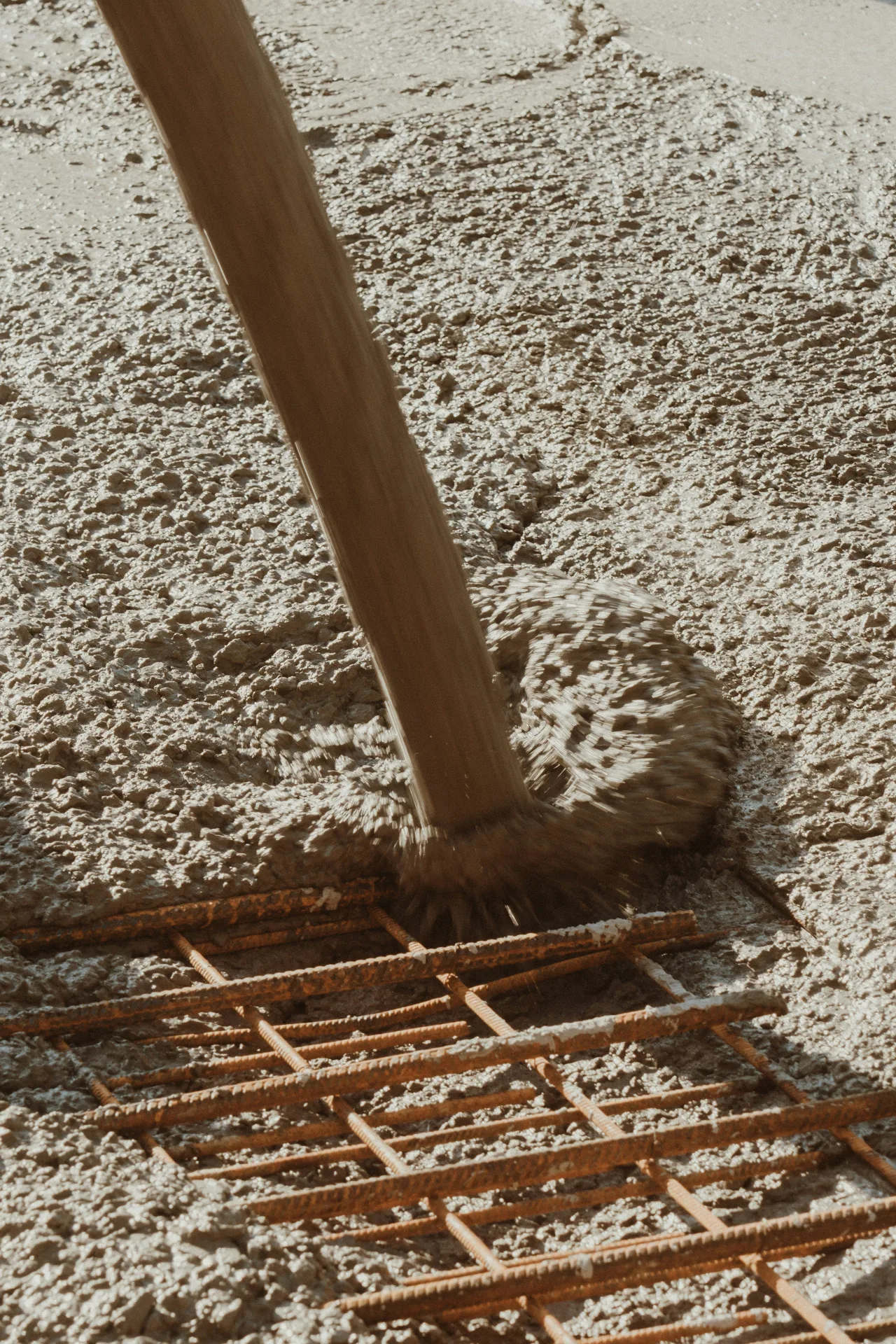 Mapei Ultraplan being poured on a Oshawa substrate
