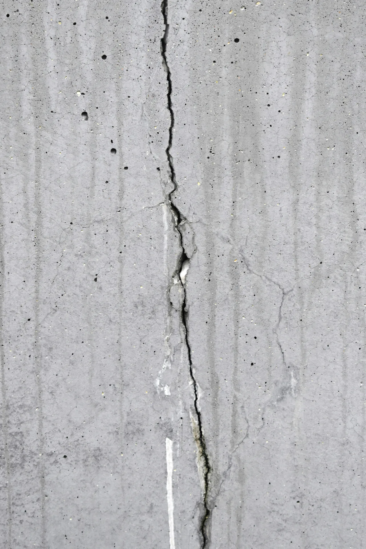 spalling and cracking on a Oshawa foundation wall ready for repair