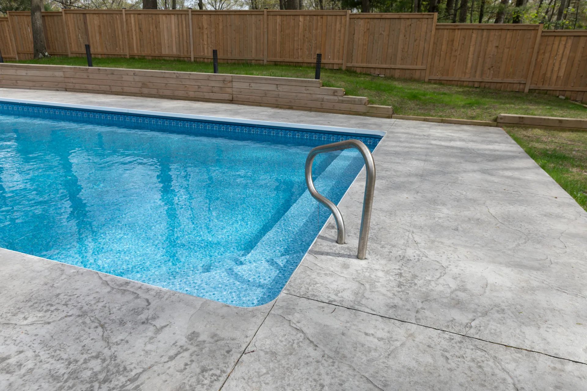 stamped concrete in a slate pattern in Oshawa